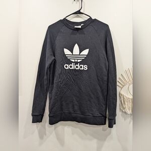 Adidas Women's Black Crewneck Sweatshirt
